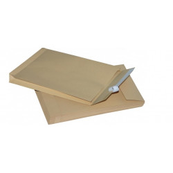Faltentaschen Versandtaschen C4 229x324x20 mm braun 120 g/m²