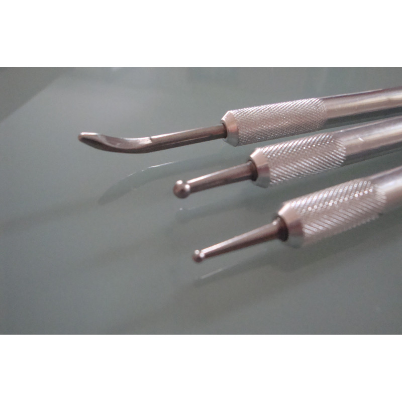 X-Acto 3-er Set Juwellier- Goldschmied- Bildhauer Werkzeug Abreibekugel Orig.USA