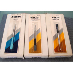 X-Acto 3-er Set Juwellier- Goldschmied- Bildhauer Werkzeug Abreibekugel Orig.USA