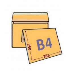 AN093 Versandtasche DIN B4 250x353 mm nassklebend