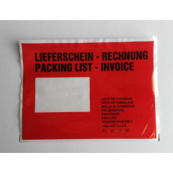 Dokumententaschen DIN C5 Lieferscheintaschen 235 x 175 mm Rechnungstaschen