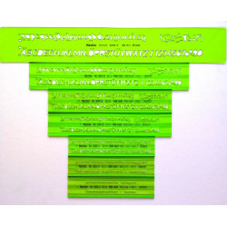 Nestler Schriftschablonen  Buchstaben Schablone Symbole Satzzeichen