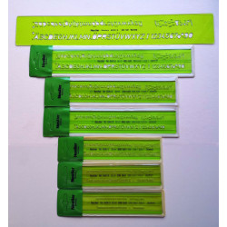 Nestler Schriftschablonen  Buchstaben Schablone Symbole Satzzeichen