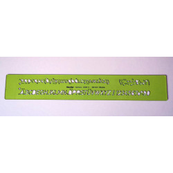 Nestler Schriftschablonen  Buchstaben Schablone Symbole Satzzeichen