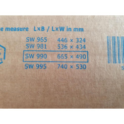 SUPRAWELL 995 740x530 mm Kalenderversand DIN A2 Umschlag aus Karton