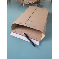 SUPRAWELL Kartonumschlag Versandtasche aus Wellkarton 290x410 mm SW60