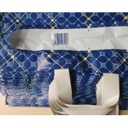 Einkaufstüten Karo Plastiktüten Tragetaschen Tüten mit Schlaufe Plastiktaschen Einkaufstüte